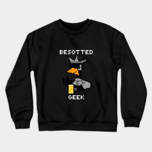 Robot Officer White Crewneck Sweatshirt